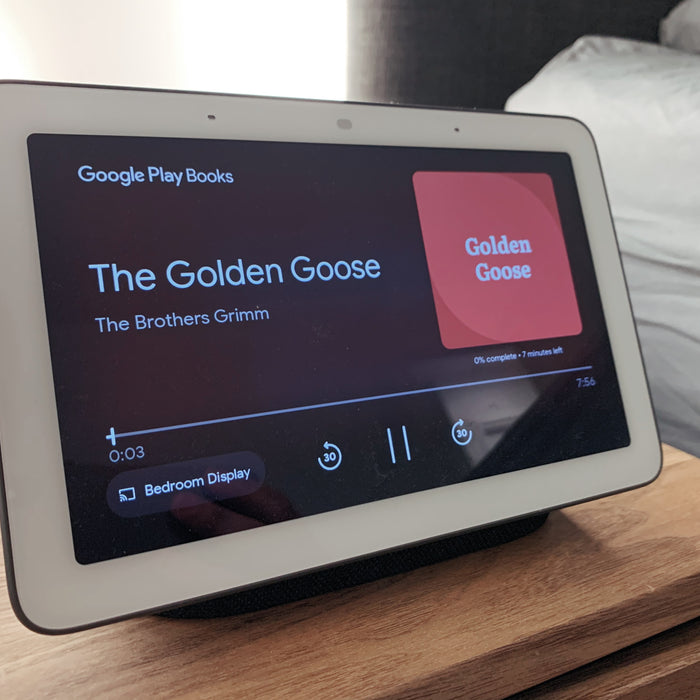 ฝึกภาษาอังกฤษให้ลูกด้วยการฟัง Bedtime stories ผ่าน Google Nest Hub