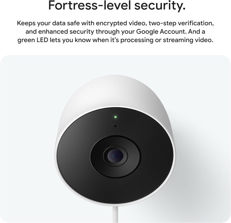 Nest Cam Outdoor (Wired, 2nd Gen)
