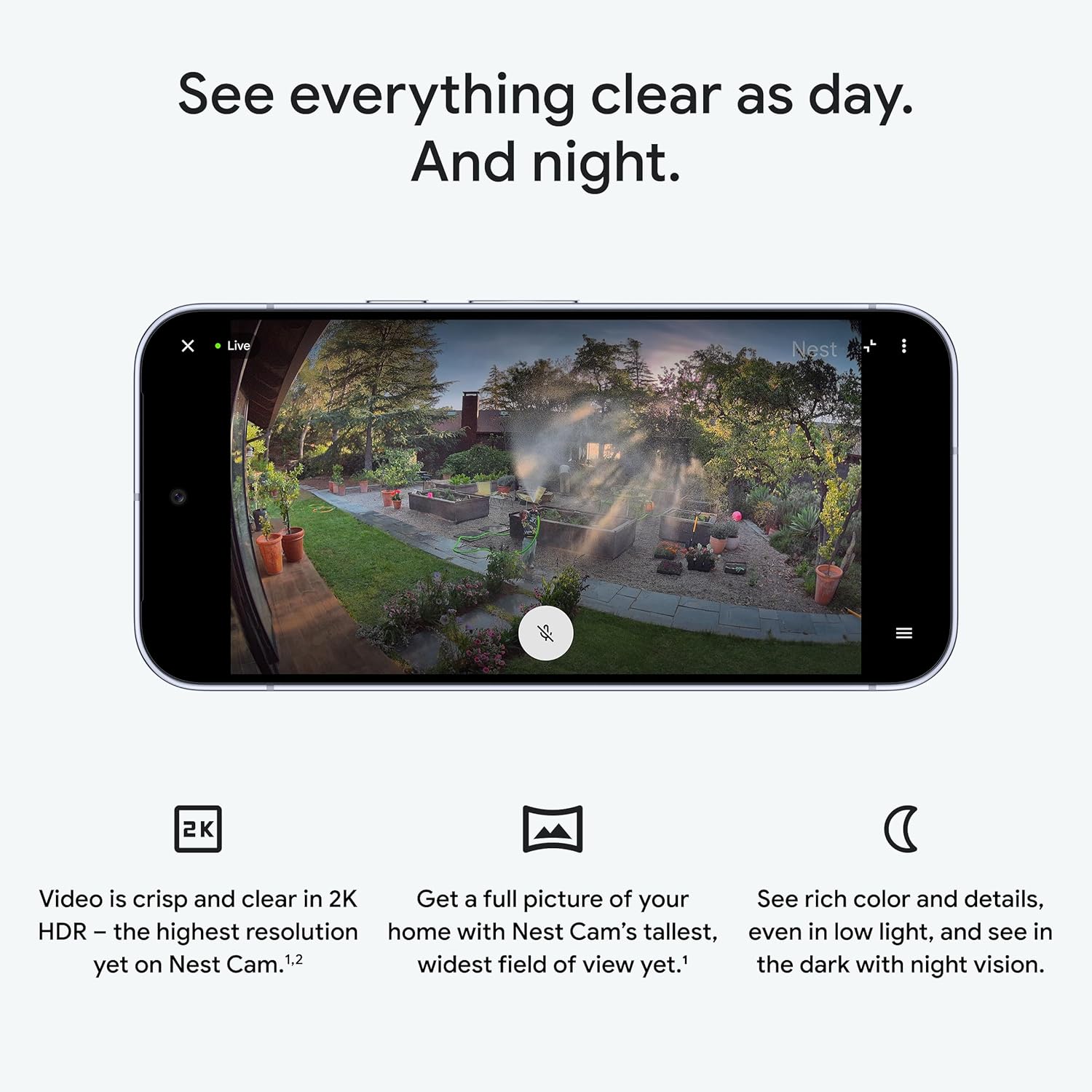 Nest Cam Outdoor (Wired, 2nd Gen) - view 6