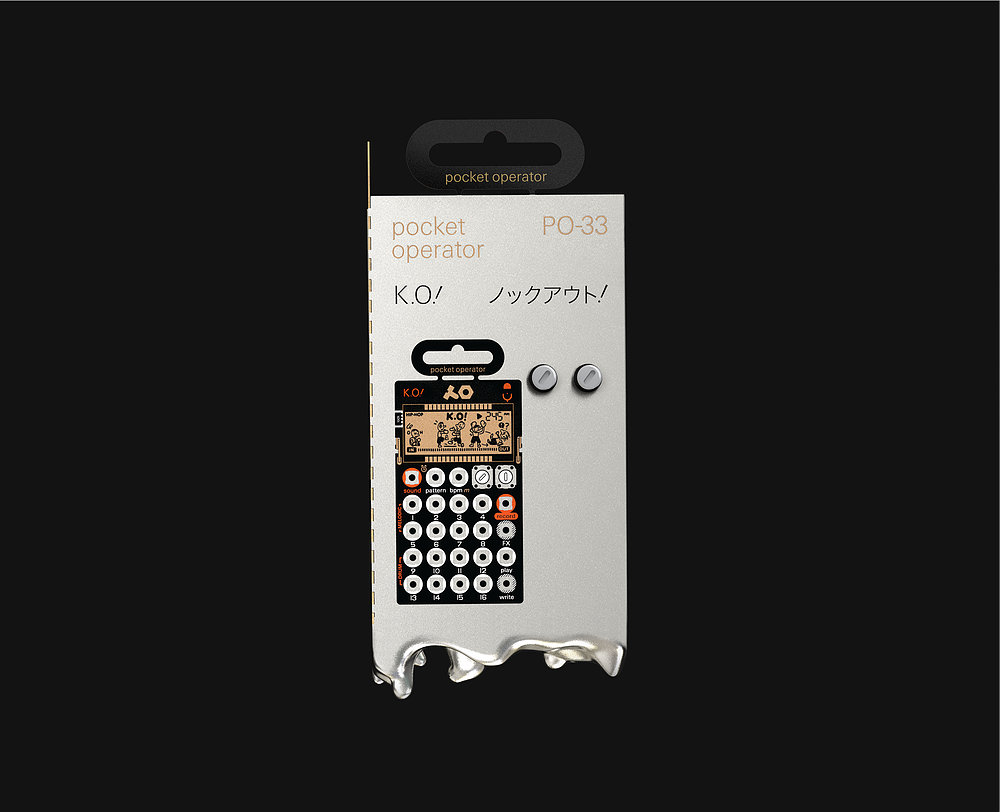 PO-33 K.O! sampling detail