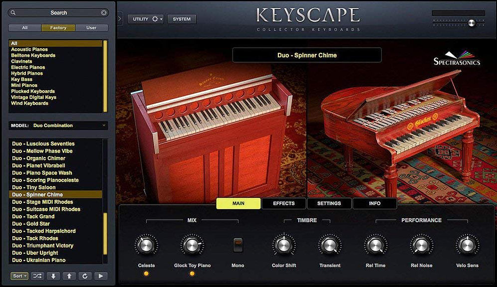 Spectrasonics Keyscape Collector Keyboards