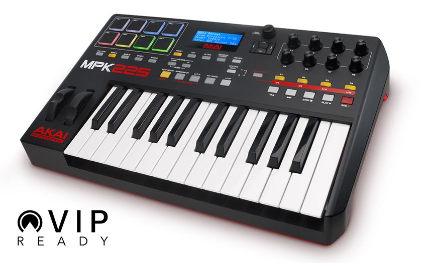 Akai MPK225 - view 2