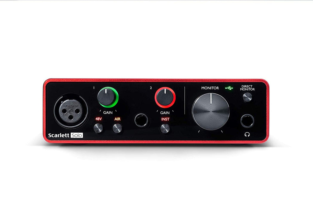 Focusrite : Scarlett Solo (Gen 3)