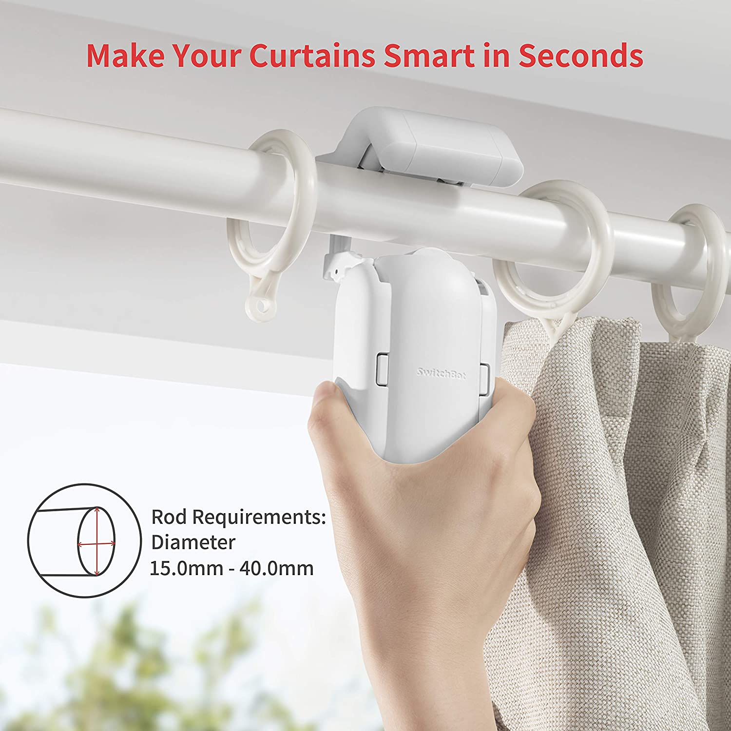 SwitchBot Curtain (Rod) - view 4