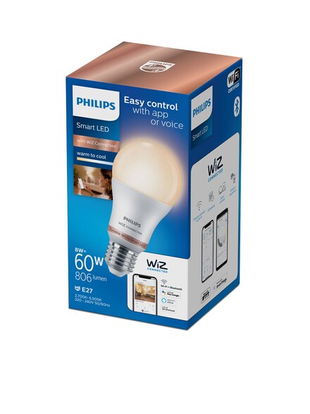 Philips Wiz Smart LED 8W E27 TW