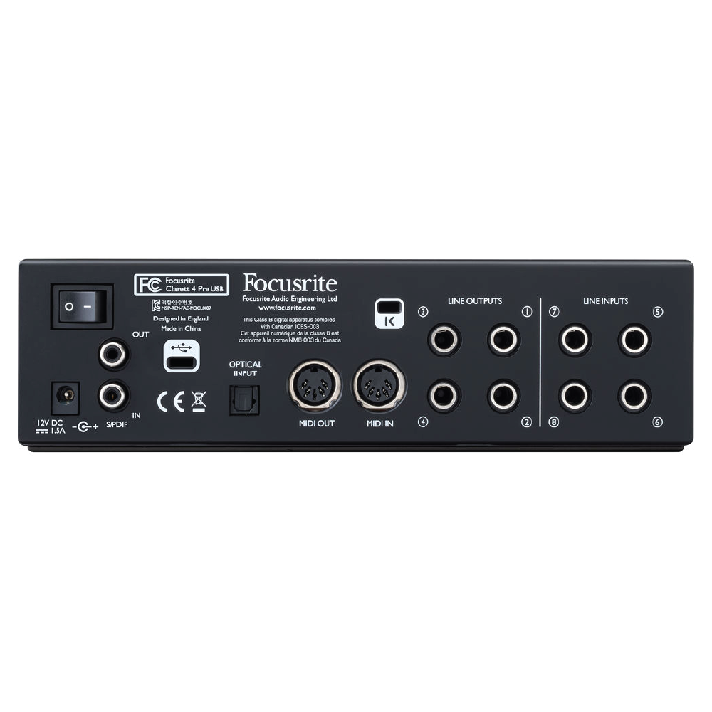 Focusrite Clarett 4 Pre USB - view 4