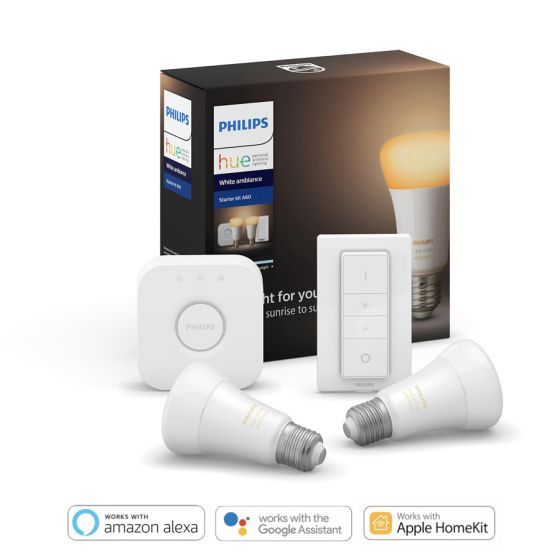 Philips Hue White Ambiance Starter Kit 9.5W A60 E27